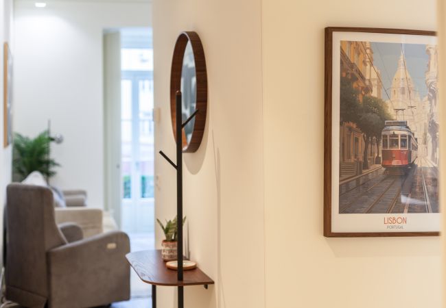Apartamento em Lisboa - Cais Sodré Chic Urban Flat with Balcony Apartamento em Lisboa - Cais Sodré Chic Urban Flat with Balcony